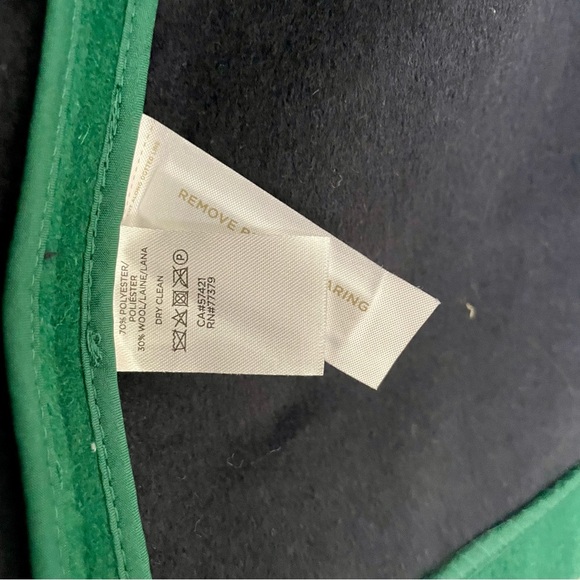 NEW Ann Taylor Shawl Collar Belted Wrap Coat in Fresh Evergreen SP - Picture 7 of 15